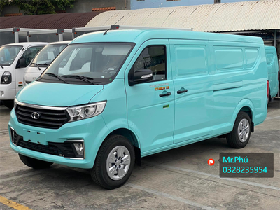 XE VAN TF480V2S SƠN MÀU XANH THÙNG DÀI 2m9