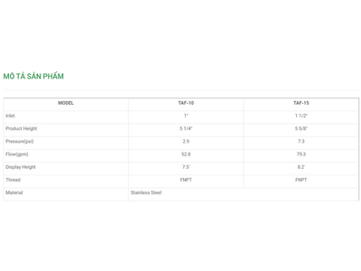Vòi phun nước hình đài hoa Ø 49
