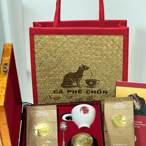 Cà phê Chồn Arabica Mocha( Hộp 250gram)-Bao gồm Túi đựng Cao Cấp