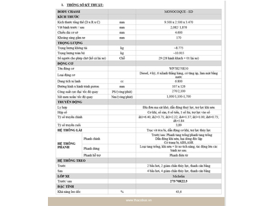 XE KHÁCH THACO 29 CHỖ TB95 MỚI 2025