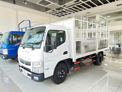 XE TẢI MITSUBISHI FUSO CANTER TF4.9 THÙNG MUI BẠT 2 TẤN ĐỜI MỚI NHẤT