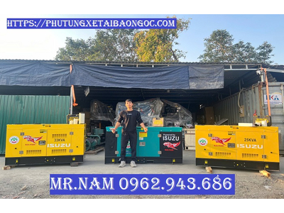 MÁY PHÁT ĐIỆN CÔNG NGHIỆP 3 PHA TREO CÔNG ISUZU NHẬT BẢN SẴN TẠI HÀ NỘI VÀ SÀI GÒN.