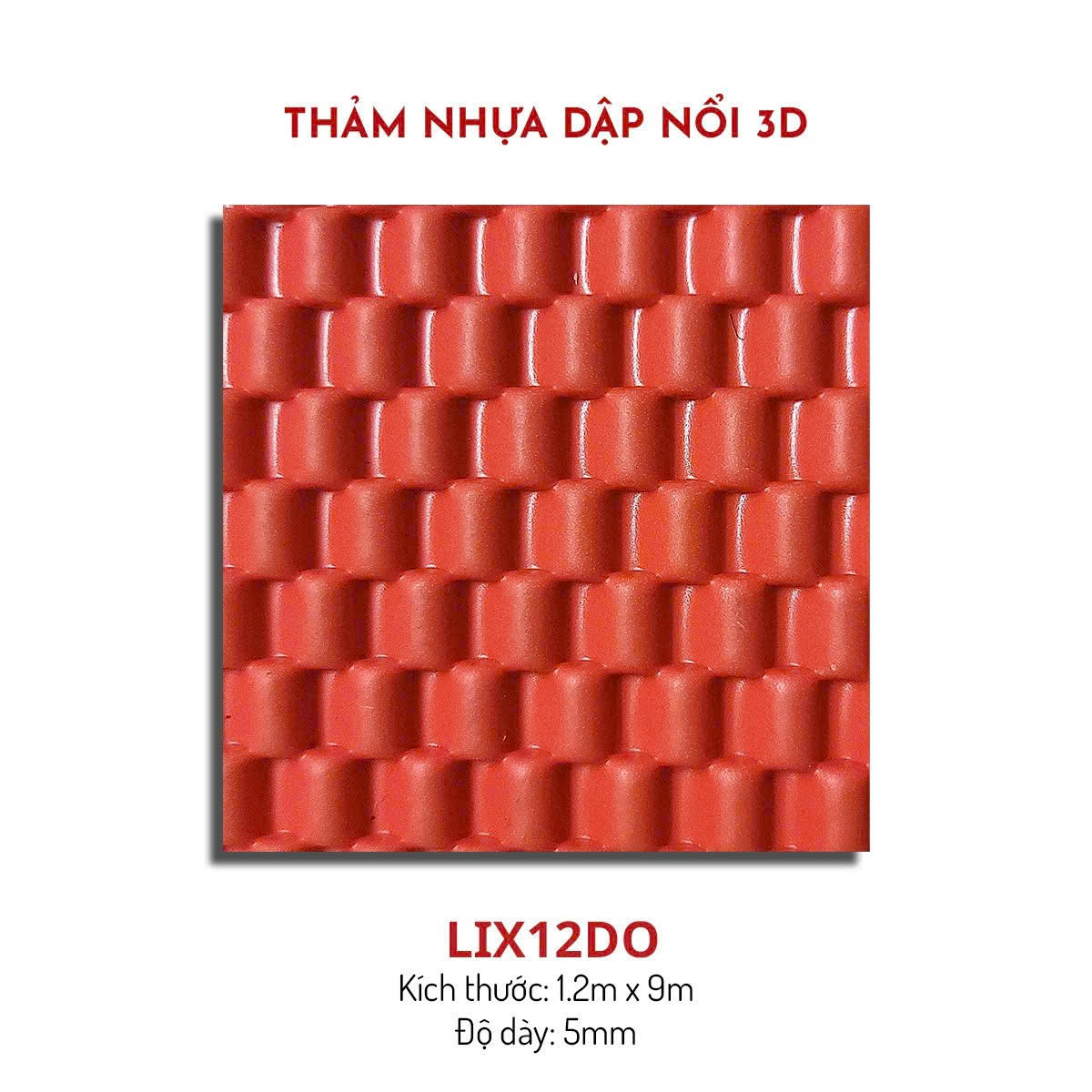 Thảm nhựa 3D dập nổi HM-006