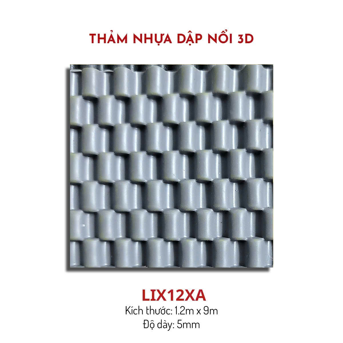 Thảm nhựa 3D dập nổi HM-006