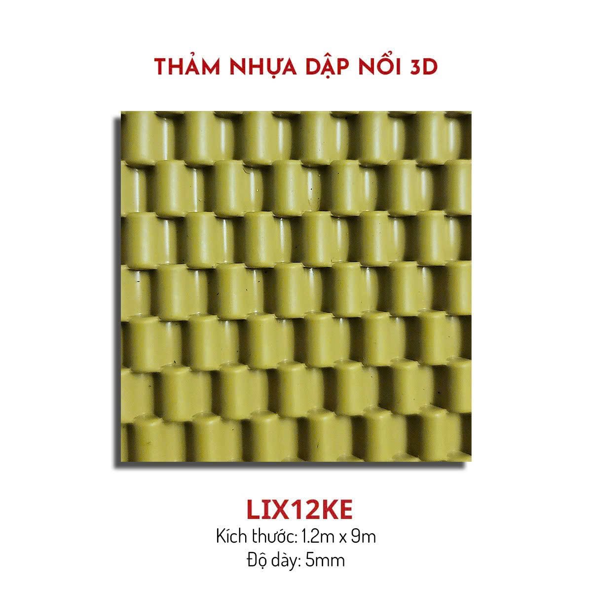 Thảm nhựa 3D dập nổi HM-006