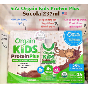 Sữa khỉ organic socola thùng 24