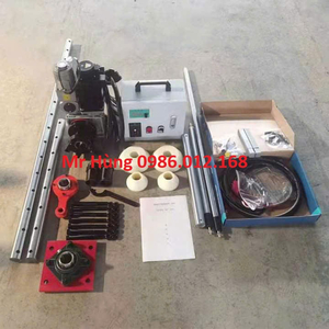 Máy hàn doa lỗ di động, máy phóng lỗ bạc gầu máy xúc máy ủi