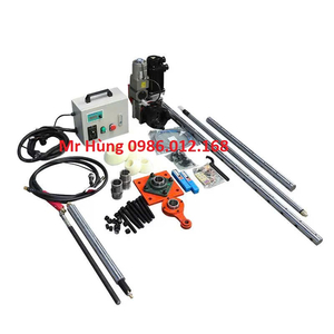 Máy hàn doa lỗ di động, máy phóng lỗ bạc gầu máy xúc máy ủi