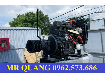 Máy lai lắp trên mooc chở xi măng rời