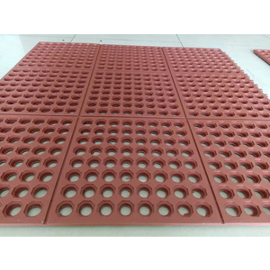 Thảm cao su chống trơn trượt dạng lắp ghép- WG710 - Đỏ