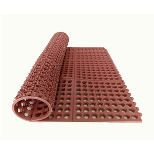 Thảm cao su chống trơn trượt dạng lắp ghép- WG710 - Đỏ