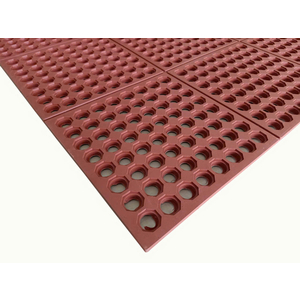 Thảm cao su chống trơn trượt dạng lắp ghép- WG710 - Đỏ