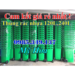 Thùng rác công cộng 120 lít - xả kho tại sài gòn