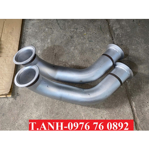 Cút nối nhôm nối cổ xả tubo Chenglong H7