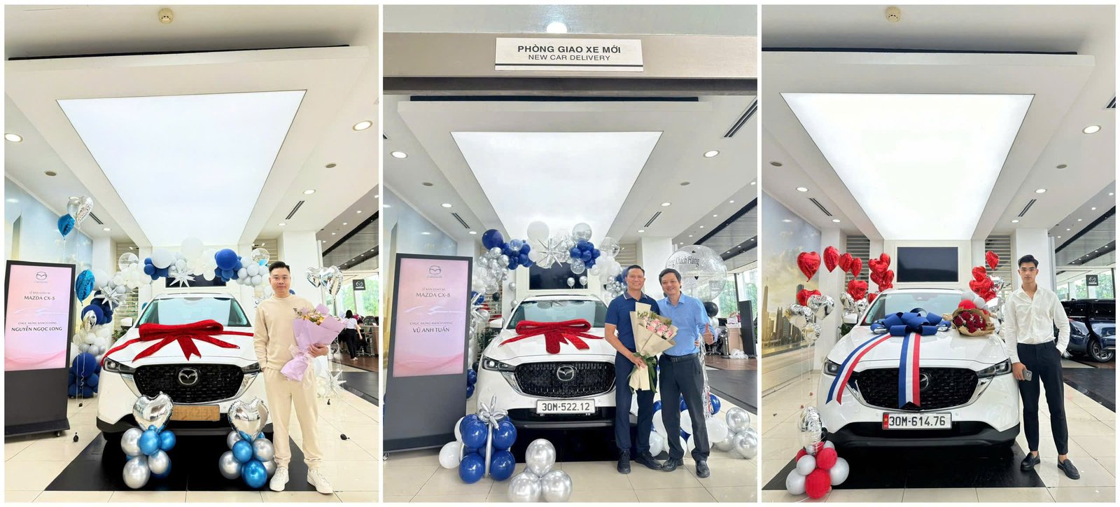 Bàn giao xe cho khách hàng tại Mazda Phạm Văn Đồng