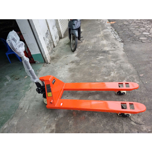 Xe nâng tay DB25 tải trọng 2500kg bánh nilon trắng