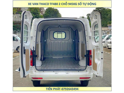 Xe Van Thaco TF480 2 chỗ Thùng 2m9 Tải 945 Kg Phiên Bản Số Tự Động (AT) Chạy 24/24