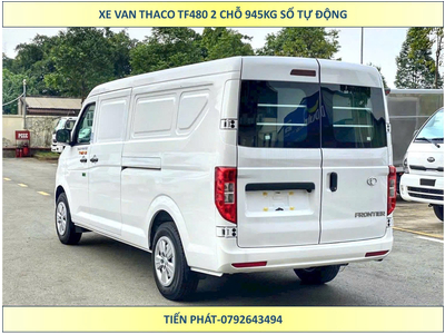 Xe Van Thaco TF480 2 chỗ Thùng 2m9 Tải 945 Kg Phiên Bản Số Tự Động (AT) Chạy 24/24