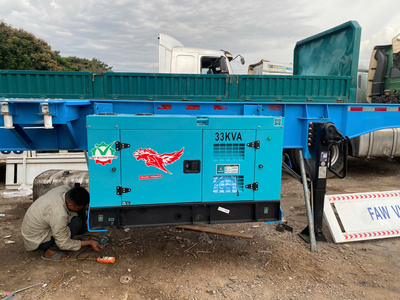 MÁY PHÁT ĐIỆN ISUZU 33KVA CHẠY CONTAINER LẠNH