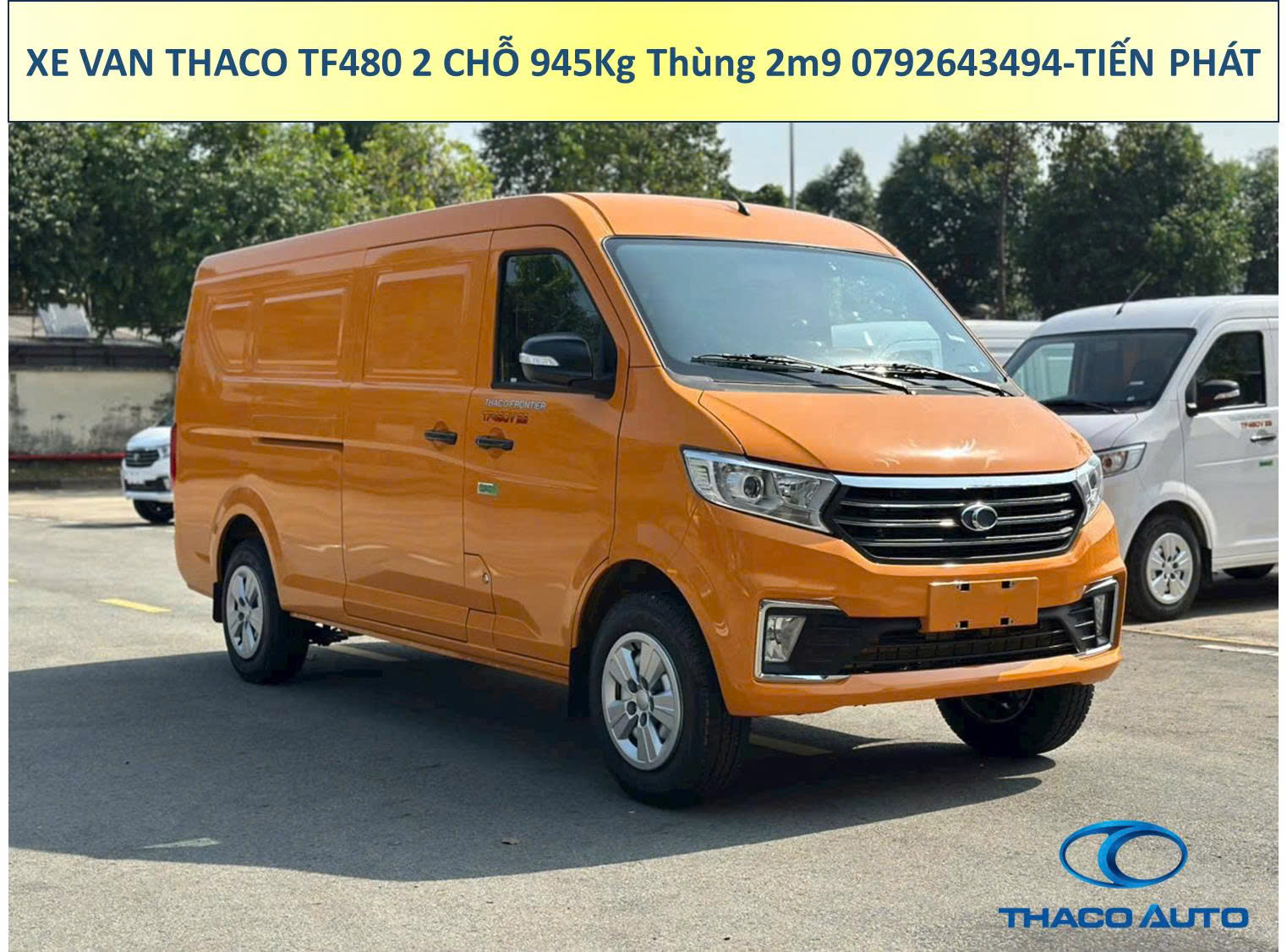 Giá Xe Tải Van Thaco 2 chỗ Sơn Màu 2m3 2m6 2m9 Phiên Bản Số Sàn Và Số Tự Động Mới Nhất