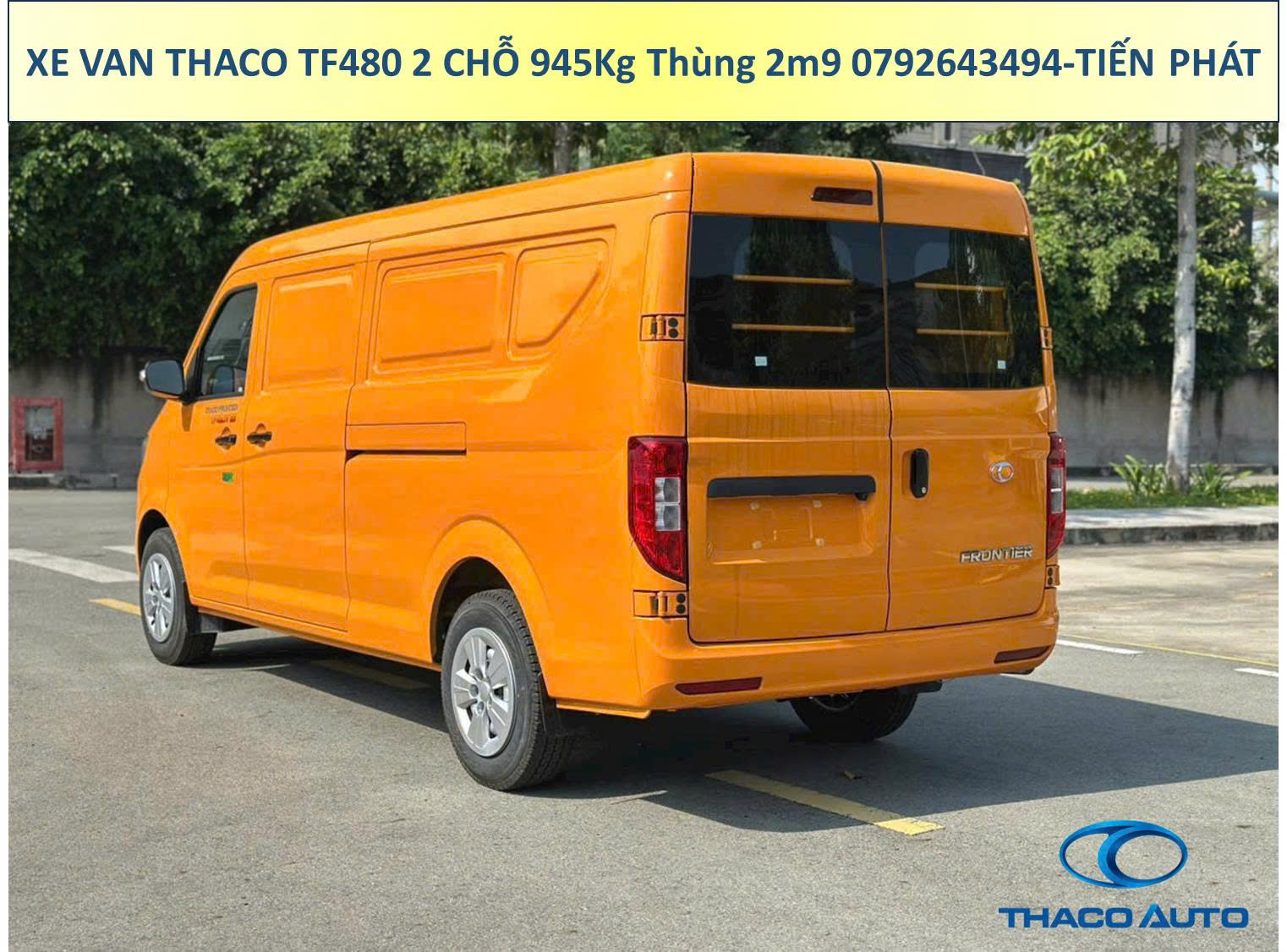 Giá Xe Tải Van Thaco 2 chỗ Sơn Màu 2m3 2m6 2m9 Phiên Bản Số Sàn Và Số Tự Động Mới Nhất