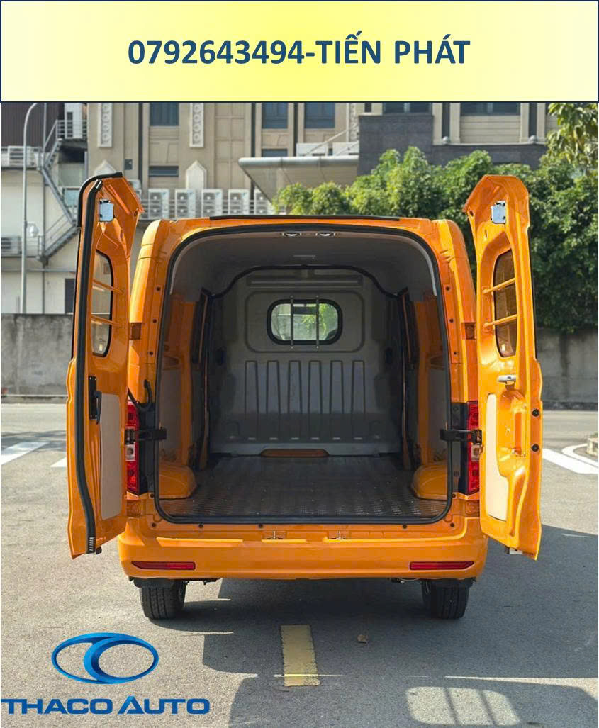 Giá Xe Tải Van Thaco 2 chỗ Sơn Màu 2m3 2m6 2m9 Phiên Bản Số Sàn Và Số Tự Động Mới Nhất