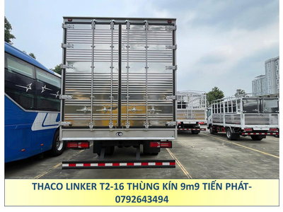 Xe tải Thùng dài 9m9 Thaco Linker T2-16 Thùng Kín Tải Trọng 8 Tấn.