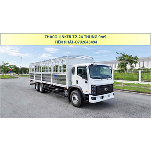 Xe Tải 3 Chân Thùng 9m9 Tải trọng 15 Tấn THACO LINKER T2-24 Mui Bạt