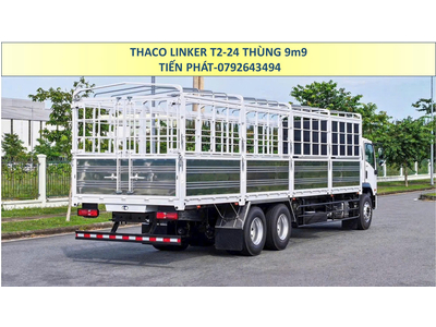 Xe Tải 9m9 Tải trọng 15 Tấn THACO LINKER T2-24 Mui Bạt