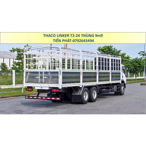 Xe Tải 3 Chân Thùng 9m9 Tải trọng 15 Tấn THACO LINKER T2-24 Mui Bạt