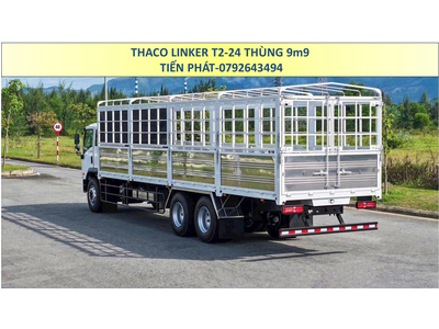 Xe Tải 9m9 Tải trọng 15 Tấn THACO LINKER T2-24 Mui Bạt