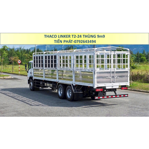 Xe Tải 3 Chân Thùng 9m9 Tải trọng 15 Tấn THACO LINKER T2-24 Mui Bạt