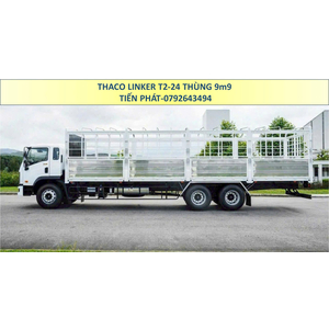 Xe Tải 3 Chân Thùng 9m9 Tải trọng 15 Tấn THACO LINKER T2-24 Mui Bạt