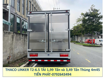 Xe Tải Thaco LINKER T2-6.5 Tải Trọng 2 Tấn và 3,5 Tấn Thùng Dài 4m5
