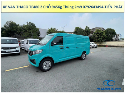 Xe Tải Van THACO TF480 2 chỗ ngồi tải 945Kg Hỗ Trợ Sơn Màu Theo Yêu Cầu