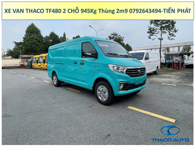 Xe Tải Van THACO TF480 2 chỗ ngồi tải 945Kg Hỗ Trợ Sơn Màu Theo Yêu Cầu