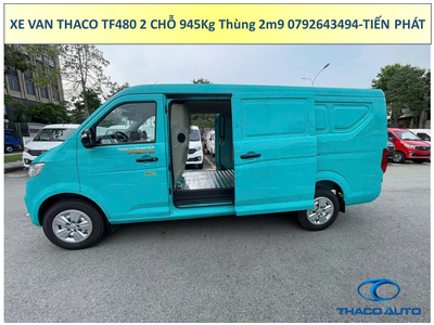 Xe Tải Van THACO TF480 2 chỗ ngồi tải 945Kg Hỗ Trợ Sơn Màu Theo Yêu Cầu