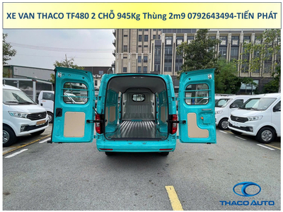 Xe Tải Van THACO TF480 2 chỗ ngồi tải 945Kg Hỗ Trợ Sơn Màu Theo Yêu Cầu