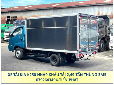 Xe Tải 2,5 Tấn KIA Frontier K250 Thùng Kín dài 3,5m và 4,5m Giá Lăn Bánh Mới Nhất