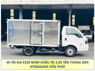 Xe Tải 2,5 Tấn KIA Frontier K250 Thùng Kín dài 3,5m và 4,5m Giá Lăn Bánh Mới Nhất