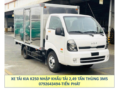Xe Tải 2,5 Tấn KIA Frontier K250 Thùng Kín dài 3,5m và 4,5m Giá Lăn Bánh Mới Nhất