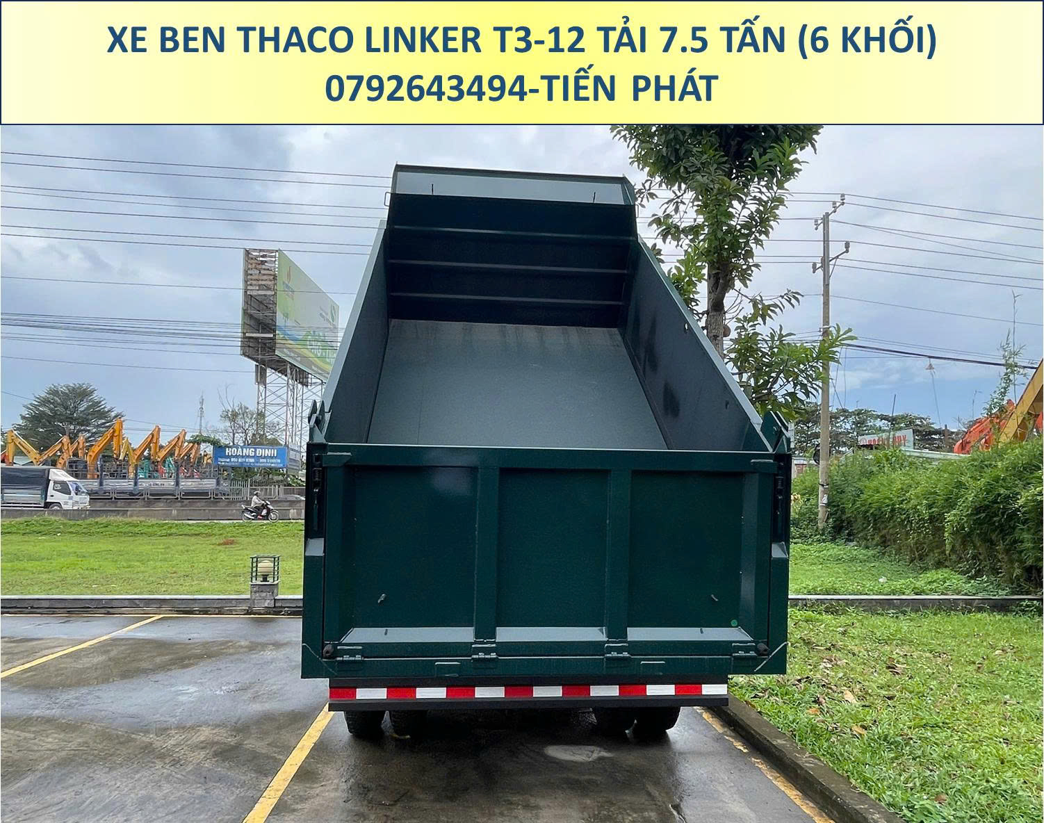 XE BEN THACO LINKER T3-12 TẢI 7.5 TẤN THÙNG 6 KHỐI