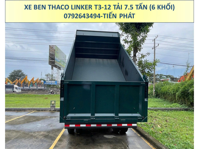 XE BEN THACO LINKER T3-12 TẢI 7.5 TẤN THÙNG 6 KHỐI