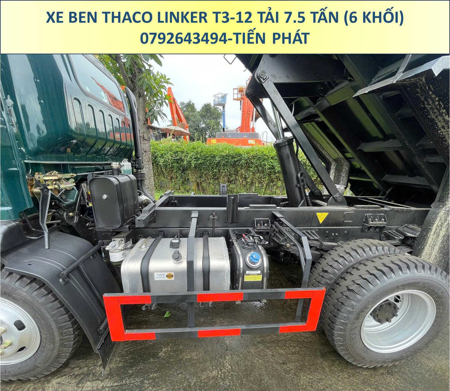XE BEN THACO LINKER T3-12 TẢI 7.5 TẤN THÙNG 6 KHỐI