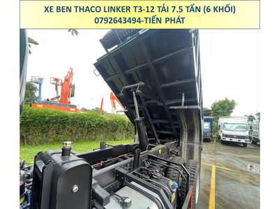 XE BEN THACO LINKER T3-12 TẢI 7.5 TẤN THÙNG 6 KHỐI