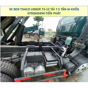 XE BEN THACO LINKER T3-12 TẢI 7.5 TẤN THÙNG 6 KHỐI