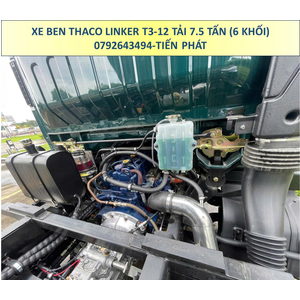 XE BEN THACO LINKER T3-12 TẢI 7.5 TẤN THÙNG 6 KHỐI