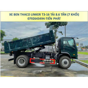 XE BEN 2 CẦU THACO LINKER T3-16 TẢI 8.6 TẤN THÙNG 7 KHỐI