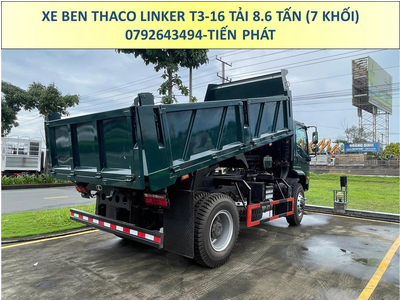 XE BEN 2 CẦU THACO LINKER T3-16 TẢI 8.6 TẤN THÙNG 7 KHỐI