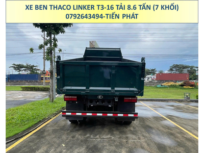 XE BEN 2 CẦU THACO LINKER T3-16 TẢI 8.6 TẤN THÙNG 7 KHỐI